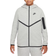 Nike Big Kid's Sportswear Tech Fleece Zip Up Hoodie Extended Size - Dark Gray Heather/Dark Gray Heather/Black/Black (HV6166-063)