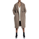 H&M Double Breasted Coat - Dark Beige