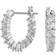 Swarovski Matrix Vittore Hoops - Silver/Transparent