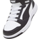 Puma Kid's Rebound V6 Mid - White/Black/Shadow Gray