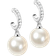 Morellato Perla Essenziale Earrings - Silver/pearl/Transparent