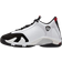 Nike Air Jordan 14 Retro Black Toe GS - White/Varsity Red/Black/Metallic Silver