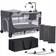 Kinderkraft TOURIST COT LEODS WITH ACCESSORIES GRAY
