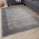 THE RUGS Ultra Soft Luxury Fluffy Grey 200x290cm