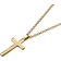 Lucléon Inlined Cross Necklace - Gold