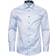 Eton Signature Twill Floral Effect Shirt - Light Blue