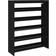 vidaXL Black 80 x 25 x 100 cm Shoe Rack