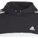 adidas Junior Tiberio 3-Stripes Colorblock Fleece Hoodie - Black/White/Grey Five