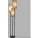 John Lewis Cluster Trio Black Floor Lamp 172cm