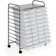 Costway 20-Drawer Clear Rolling Storage Cart