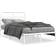 vidaXL Headboard Metal Sengeramme 125x196cm