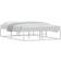 vidaXL Bed Frame without Mattress 140x200 cm White