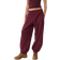 Stradivarius Oversize Plush Joggers - Burgundy