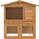 vidaXL Rabbit Hutch Small Animal House 3 Doors 94x60x98cm