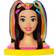 Mattel Barbie Neon Rainbow Deluxe Styling Head Black Hair HMD81