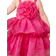 Shein Elegant Baby Girls 3d Floral Organza Spaghetti Strap Dress