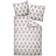 Janine Moments Duvet Cover White, Pink (200x135cm)