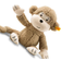 Steiff Friends Brownie Monkey Sesame 30cm