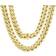 Nuragold Thick Miami Cuban Link Chain Necklace 11mm - Gold