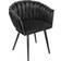 tectake Astano Black Köksstol 75cm 4st