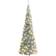 vidaXL Artificial Pop-up Flocked Snow Green/ White Christmas Tree 210cm