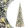 vidaXL Artificial Pop-up Flocked Snow Green/ White Christmas Tree 210cm