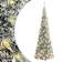 vidaXL Artificial Pop-up Flocked Snow Green/ White Julgran 210cm