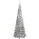 vidaXL Artificial Pop-up Flocked Snow Green/ White Christmas Tree 210cm