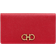 Ferragamo Gancini Continental Wallet - Lipstick Red