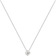 Christ Chain Necklace - White Gold/Diamonds