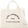 Karl Lagerfeld Rue St Guillaume Medium Square Tote Bag - Natural