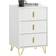 SoBuy Dreamland White Bedside Table 40x40cm