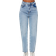 Trendyol Collection High Waist Wide Leg Jeans - Light Blue