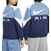 Nike Older Kid's Air Crew neck Sweatshirt - Midnight Navy/Aegean Storm/White/White (FZ4956-410)