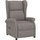 vidaXL Wing Chair Taupe Armchair 103cm