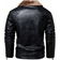 Shein Men's Turn-down Collar Motorcycle Style - Black