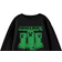 Minecraft Boy's Creepers With Logo Crew Neck Tee - Black