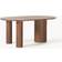 Westwing Collection Dunia Dark Wood Dining Table 110x180cm