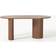 Westwing Collection Dunia Dark Wood Dining Table 110x180cm