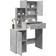 vidaXL 848237 Concrete Grey Toiletbord 35x80cm