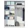 Dakota Grey Wardrobe 160x215cm