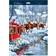 Caltime Traditional Large Santa's Sleigh Christmas Advent Calendar