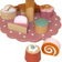 Magni Wooden Cake Stand with Cakes