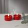 Star Trading Flamme Flow Warming Red LED-ljus 5.5cm 2st