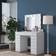 Skye Decor BJ119 White Bedside Table 44.5x120cm