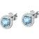 Morellato Tesori Earrings - Silver/Aquamarine/Transparent