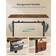 Songmics Electric Rustic Brown/Black Skrivbord 70x160cm