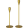 Piet Hein Venus & Jupiter Brass Candlestick 29cm 2pcs