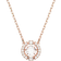 Swarovski Una Necklace - Rose Gold/Transparent