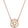 Swarovski Una Necklace - Rose Gold/Transparent